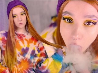 skinny, smoking blowjob, teenagers, loud moaning