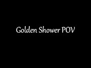 Preview 1 of Golden Shower, POV pee Milf (first person face peeing)