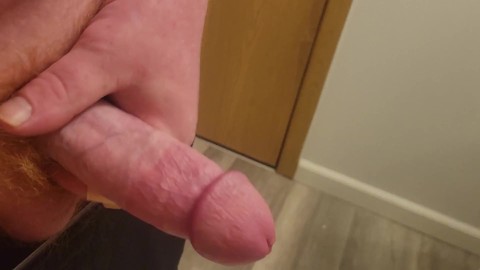 Stroking my dick out of boredom
