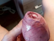 Preview 5 of Wiry uncircumcised cock close-up getting ready for ejaculation