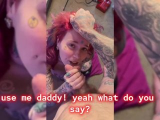 captions, knees blowjob, pierced nipples, dirty talk