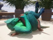 Preview 2 of Yiff Lizard Enjoys Human Cock | Furry/Yiff 3D POV Hentai
