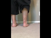 Preview 2 of Getting Down On My Hands and Knees To Take A Piss On The Carpeted Floor While Winking My Asshole