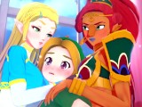 ZELDA AND URBOSA THREESOME WITH LINK 😏 THE LEGEND OF ZELDA HENTAI