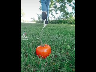 Crushing Tomato with my amazing yellow Converse All Star