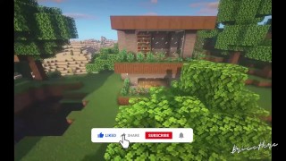 Cómo hacer una casa moderna de begginer en Minecraft
