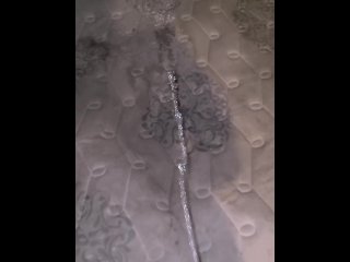 vertical video, solo male, wetting bed, bed pee