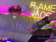 Preview 2 of Sexy Babe Deep Sucking and Dogging Ass Fuck after Сlub Flame Jade