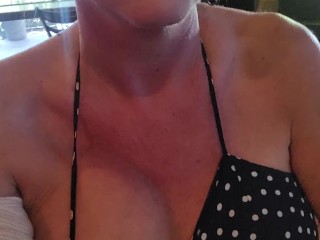 Public Tit Slip Oopsie