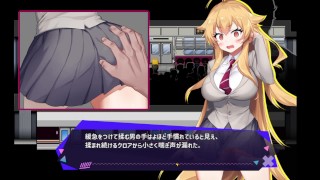 On The Train An Attractive Blonde With Ample Breasts Receives Affection And A Butt Rub From The RPG God 02 Croix
