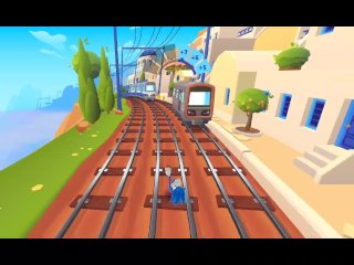 playing game, gameplay, public, subway surfers