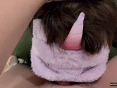 Femdom! My bound stepbrother serves my hairy pussy! - Facesitting POV