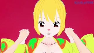 Io e Carrot facciamo sesso intenso in camera da letto. - Hentai POV di One Piece