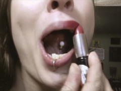 For Lip, Mouth, Lipstick, Piercing Fetish - Screenshot 2 of 16 - Red