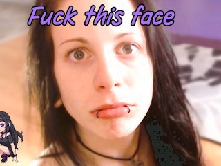 Dirty Teen Violette Black gives a Nice Sloppy & Hardcore Deepthroat Blowjob
