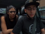 Preview 1 of fucking in car with Sheila Ortega