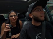 Preview 2 of fucking in car with Sheila Ortega