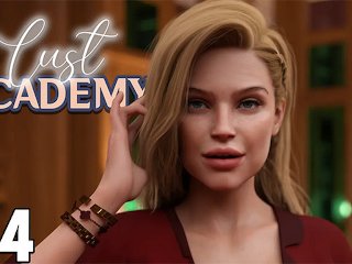 pc gameplay, lust academy, adult visual novel, romantic