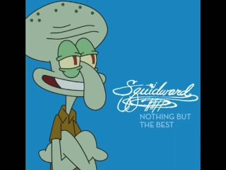 squidward sings, cartoon, frank sinatra