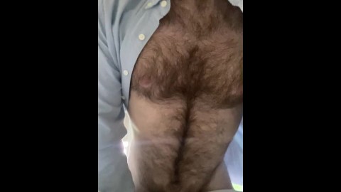 POV hairy daddy puts a baby inside you