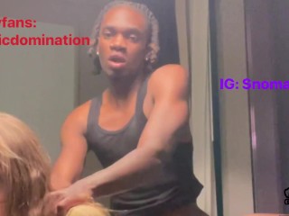 Snowbunny snomarie69 love getting fucked by a thug