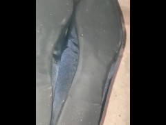 beauty in blue flat shoes