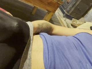 Cumshot with the Gym Tights