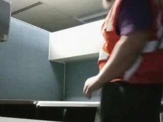 She Complained to HR, so I Jerked off in her Cubicle.