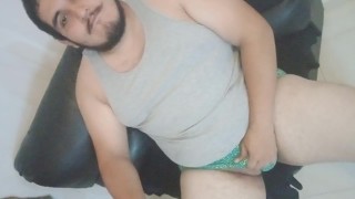 Testando minha nova cueca