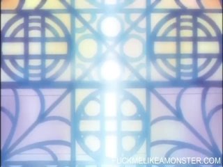 BDSM threeway fuck anime action