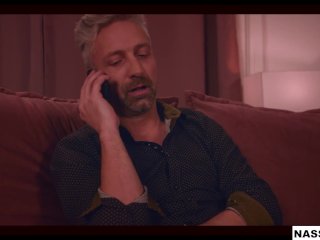 NASSTYx - Dropping a Hot Load on Redhead Stepdaughter When Mom Works Late screenshot number 1