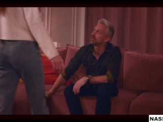 NASSTYx - Dropping a Hot Load on Redhead Stepdaughter When Mom Works Late screenshot number 2