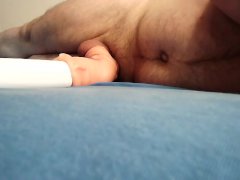 New edging game wie pocket pussy and Wand with programm do not cum only ruind is allowed