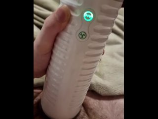 vertical video, solo male, masturbation, lovense max 2