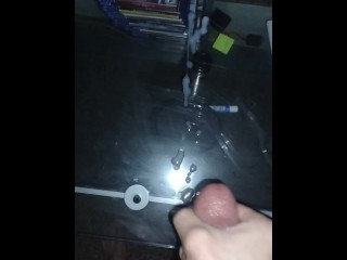 从我的 10 英寸马公鸡为我的骄傲月观众快速射精