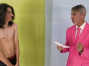 Game show loser stripping embarassment