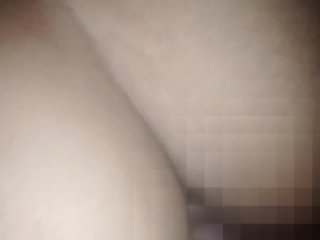 big tits, doggy style, creampie, horny asian