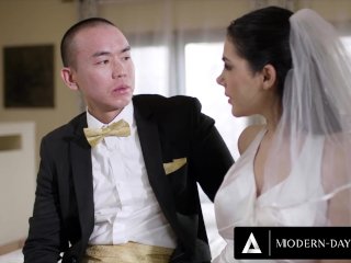 MODERN-DAY SINS - Groomsman ASSFUCKS Italian Bride Valentina Nappi On Wedding Day + REMOTE BUTT PLUG screenshot number 1