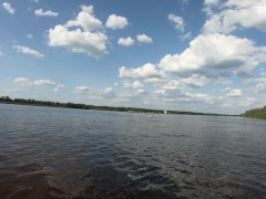 Голая прогулка на САП борде по судоходной реке - Screenshot 15 of 16 - Public Exhibitionist