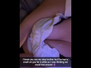 Preview 6 of Girl sends Snaps to Stepbrother on Snapchat