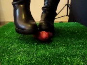 Preview 1 of Riding Boots Hard Cock Trample, Stomp, Heels Crush, Bootjob with TamyStarly