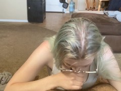 Blind Wife Slurping Big BBC 7/16