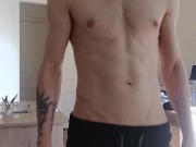 Preview 2 of I am jerking off for you after my workout , i would like you to be there to suck my dick.