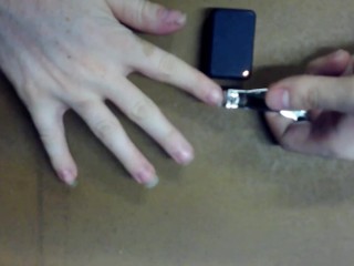 Clipping my Fingernails and trying to get Sounds of it