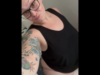 BBW Stepmom MILF had to Pee so Bad your POV