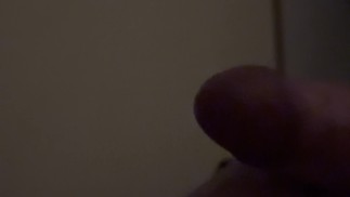 Sloppy home amateur of big dick Close up~cumshot sprinkler