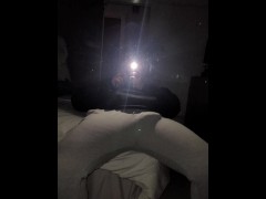 BWC Teen shows off huge bulge in grey sweats