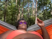 Preview 5 of Hammock camping with mommy