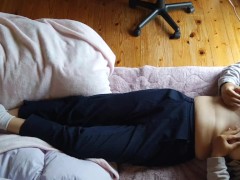 【盗撮風】「乳首いじりながらのマンズリやっべ！！」ボーイッシュ女子のオナニー - Screenshot 4 of 16 - Girl Masturbating