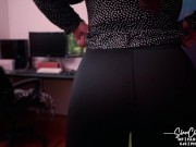Preview 1 of Stepmom gets her leggings ripped and roughly fucked